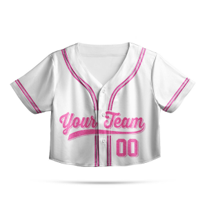 Personalized Team wear crop tops women jersey