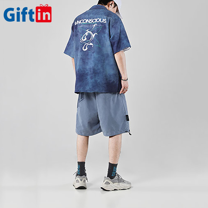 Well-designed Online Shopping - Gift In Dropshipping Solid Color Letter Printing Multi Pockets Mens Street Hip Hop Cargo Shorts  – Gift
