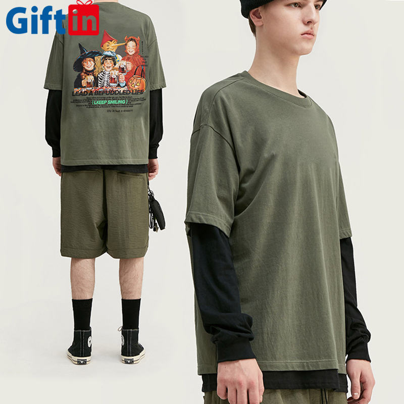 Good quality Print Your Own T Shirt - GiftIn 2020 Summer Fashion Custom Digital Print Unisex T Shirt Hip Hop Men T-shirt Printing  – Gift