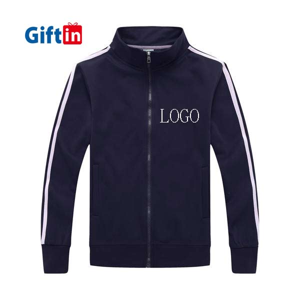 Low price for Stitch Hoodie - Hoodies Zipper Polyester Coat Plain Stripe Fleece With Pockets Men’S Zip-Up Sweater Unisex Cotton Sweatshirts – Gift