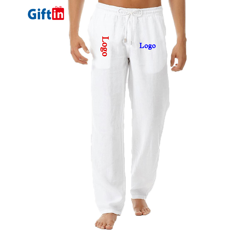 China Factory for Best Running Shirts Men - Men Pantalones Dri Fit Fashion Cozy White Joggers  Oversize Drawstring Sweatpants – Gift