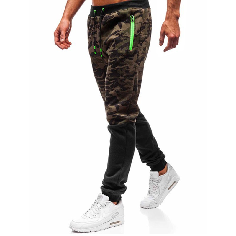 Hot-selling Custom T Shirt Store - Man Body Sweatpants Polyester Athletic Skinny Zipper Pockets Custom Mens Joggers Camouflage Camo Jogger Pants – Gift