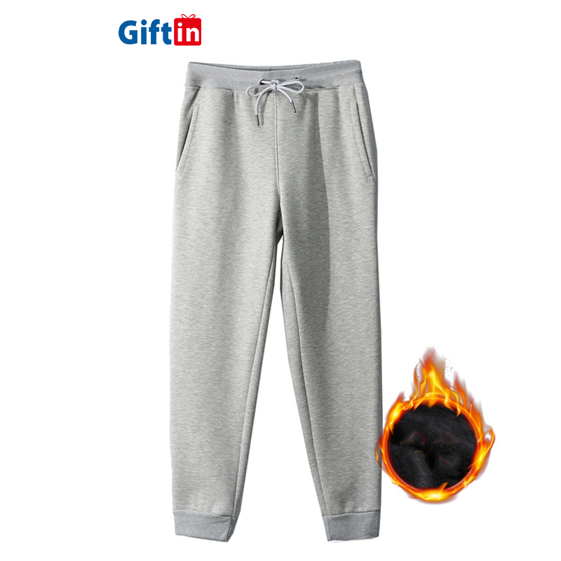 China Gold Supplier for Tourist Tshirt - Men High Quality Fleece Knitted Gym Jogger Custom Thick 100% Cotton Sweatpants Men’S Trousers – Gift