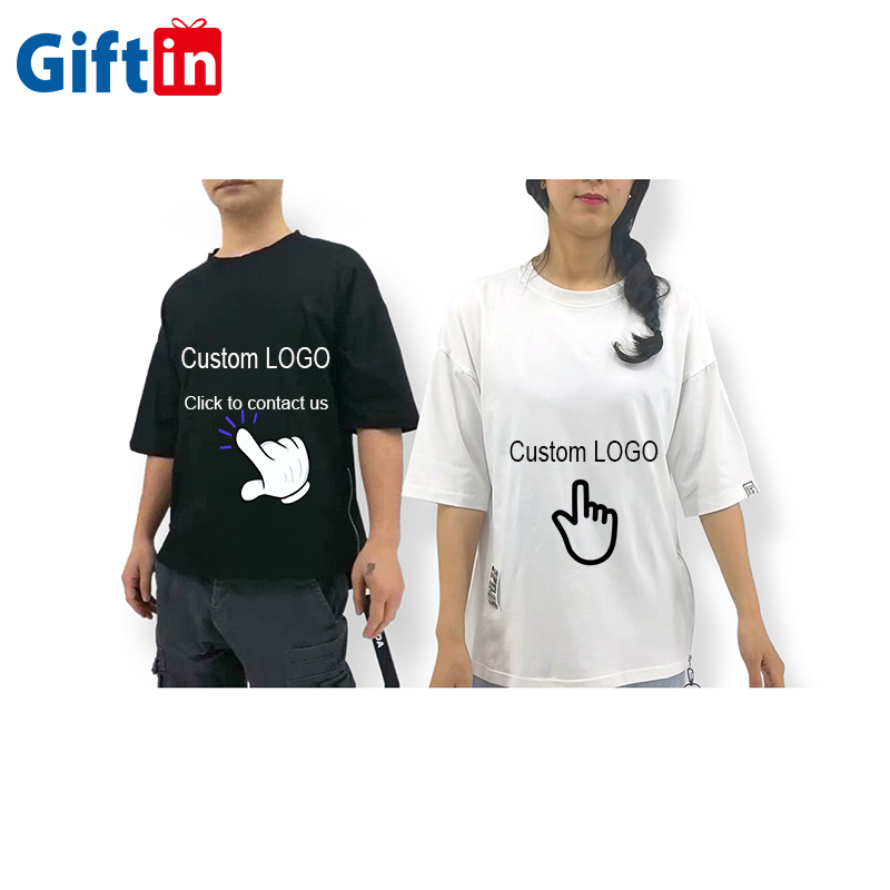 Factory Cheap Sublimated Uniforms - Eco Friendly 100% cotton Clothing custom Logo embroidery print white t shirts t-shirts woman – Gift