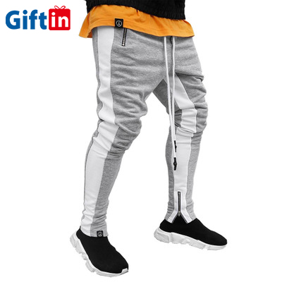 professional factory for Sublimation Hoodies - Custom Blank Men Jogger Sets For Men Mens Running Pants Gym Workout Stacked Lace Up Cotton Plain Slim Fit Sweatpants – Gift