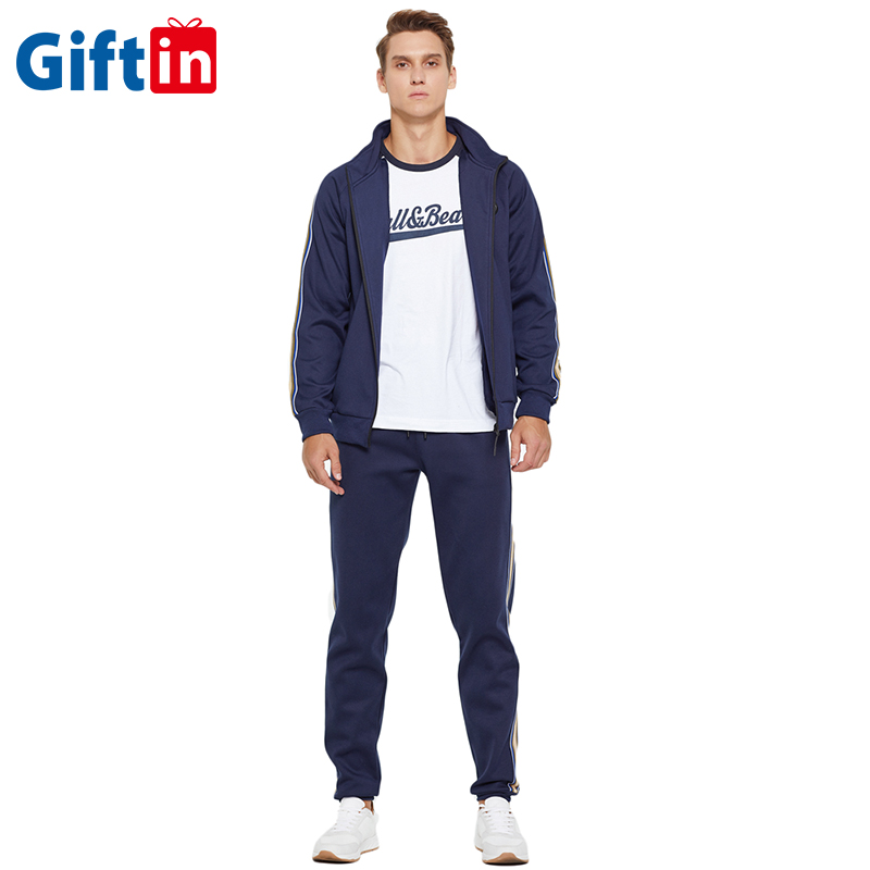 New Delivery for Wholesale Clothing Websites - Oem Mens Football Uniform Fitness Plain Team Slimfit Bodybuilding Color Block Track Suit – Gift