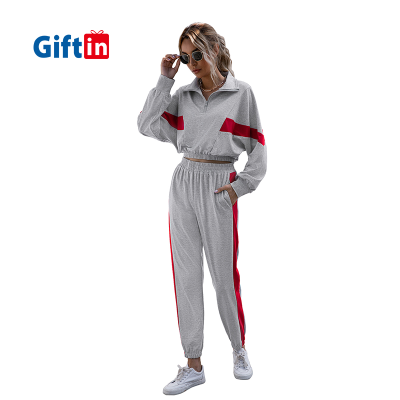 Hot Selling for Disneyland Sweatshirt - Clothing Women Two Piece Pant Set Custom Designer Sportswear Sexy Spandex Workout Fitted Tracksuit Womens – Gift