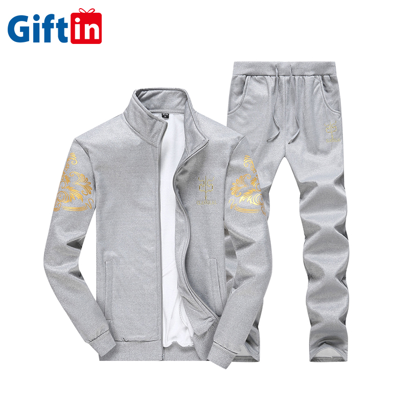 China Supplier Cute Disney Shirts - Custom Logo Gym Sports Sweatsuit Jogging Custom Logo Tracksuits For Men – Gift