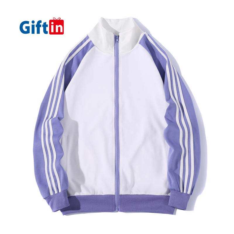 factory Outlets for Clothing Factory - Street Wear Sports Autumn Sweater His-And-Hers Clothes Zip-Up Hong Kong Style Three Stripes Zipper Sweatshirts – Gift