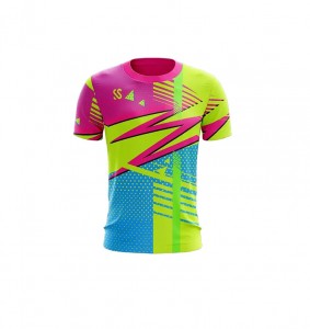 Impressão por sublimação de camisetas, impressão personalizada de secagem rápida do esporte 3d da maratona