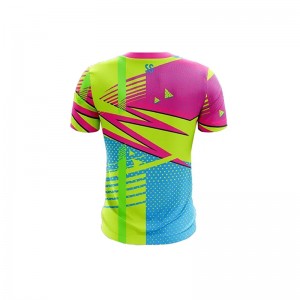Impresión por sublimación de camisetas, impresión personalizada por sublimación de secado rápido del deporte 3d del maratón