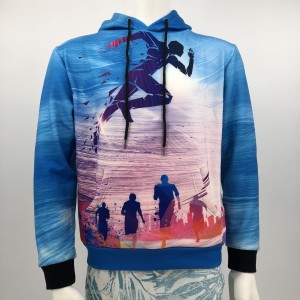 OEM-kundenspezifisches Sweatshirt-Sublimationsdruck-Sportgroßhandel übergroße Hoodies