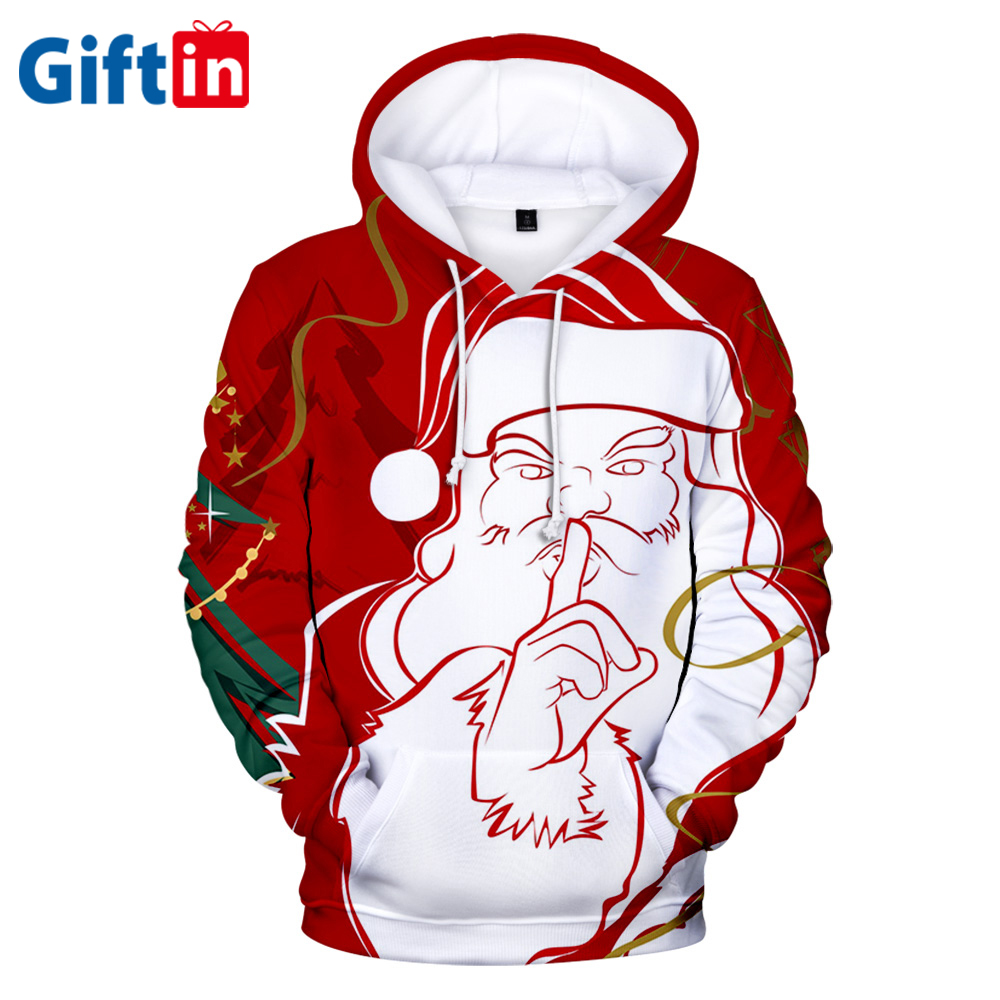2019 Latest Design Tee Shirt Disney - Best Selling Promotional Price 3D Sublimated Christmas Hoodies Men Pet New Design Christmas Hoodies Cartoon Christmas Hoodie  – Gift