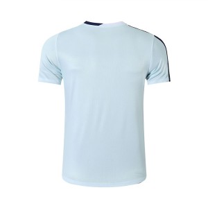 Camiseta esportiva unissex de tamanho grande com impressão por sublimação personalizada