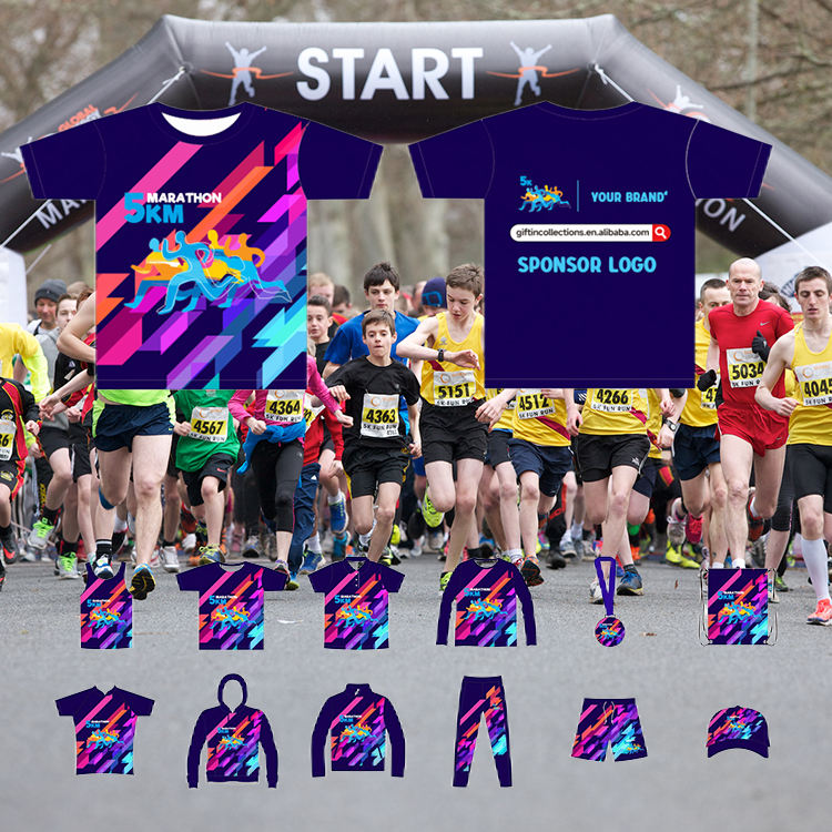 sublimation marathon t-shirts