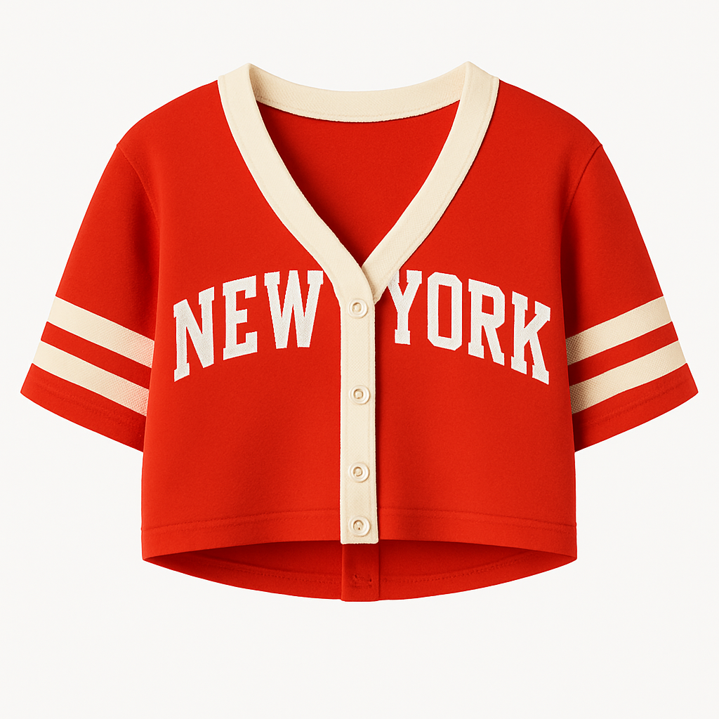 baseball crop top