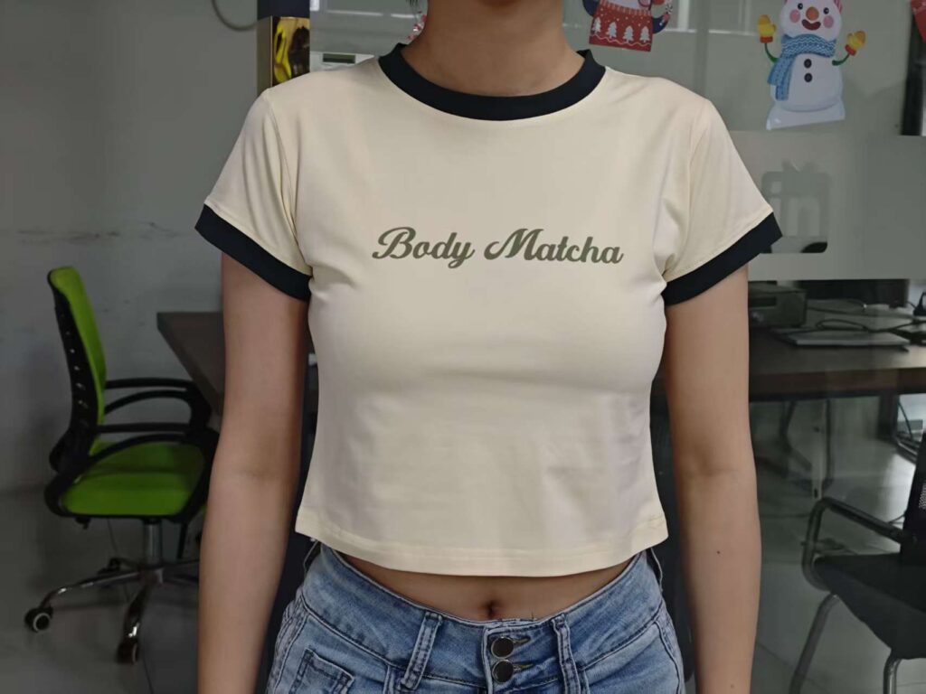 personalized logo baby tee