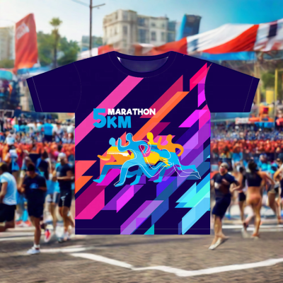 5km Marathon Running Tee